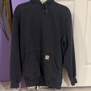 Carhartt Charcoal Hoodie with Kangaroo Pocket